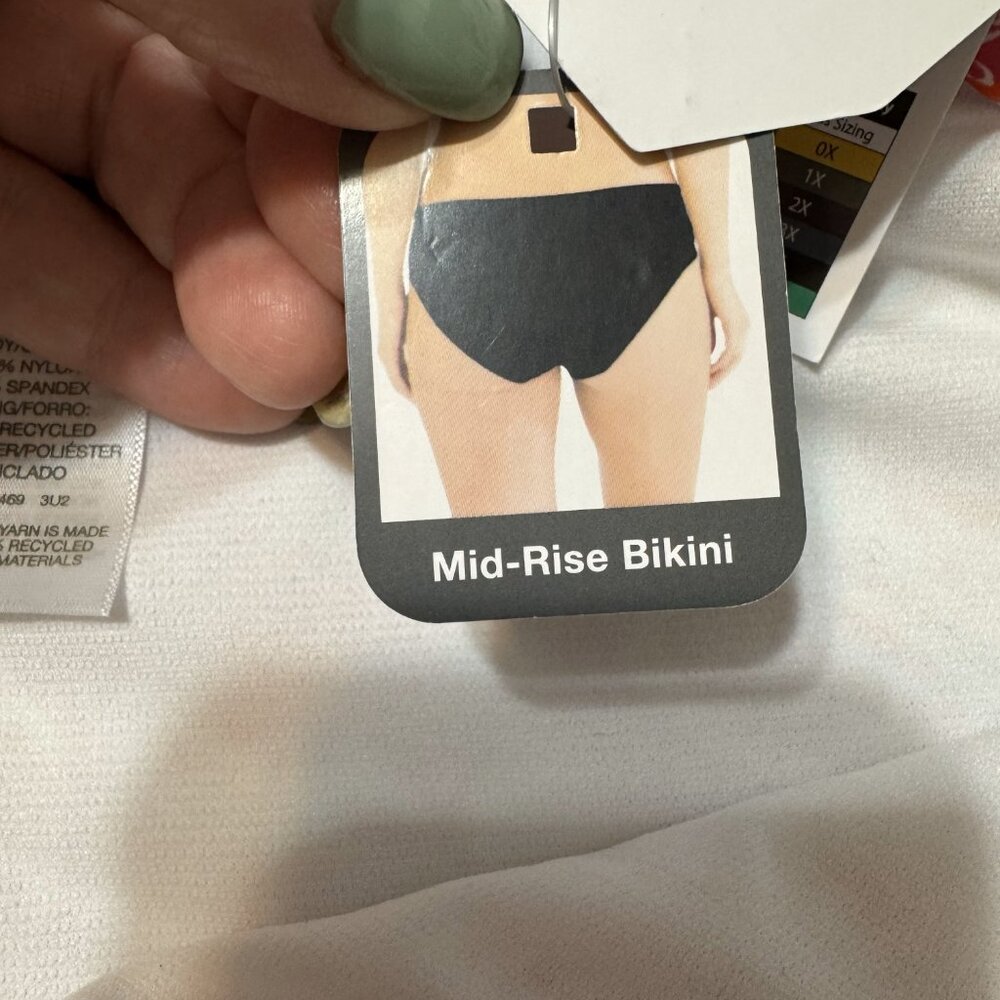 * NWT MID-RISE BIKINI SWIM BOTTOM 16/18  #M - Picture 5 of 5